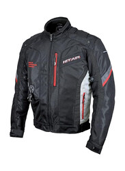 Hit Air MX8 Airbag Mesh Jacket for Bikers, Black/Red, Small