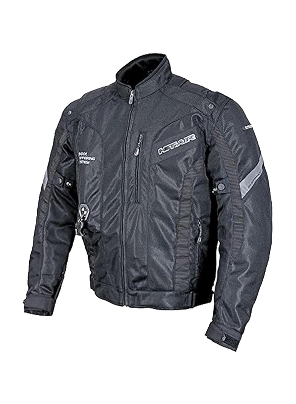 

Hit Air MX8 Airbag Mesh Jacket for Bikers, Black, Small