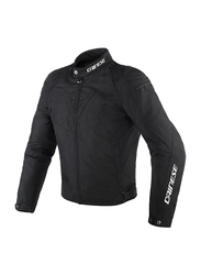 Dainese Avro D2 Tex Jacket, Black/White, Size 54