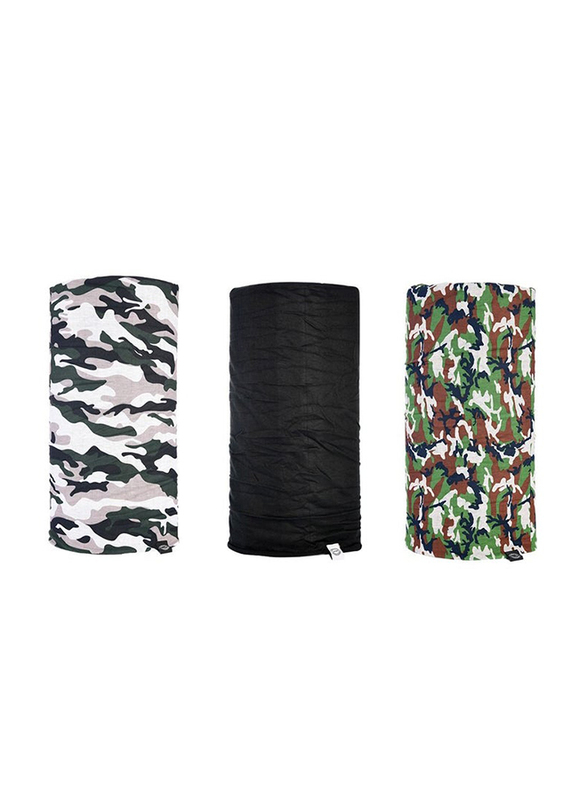 Oxford Comfy Camo Head & Neck Wear, NW123, Multicolour, 3 Piece