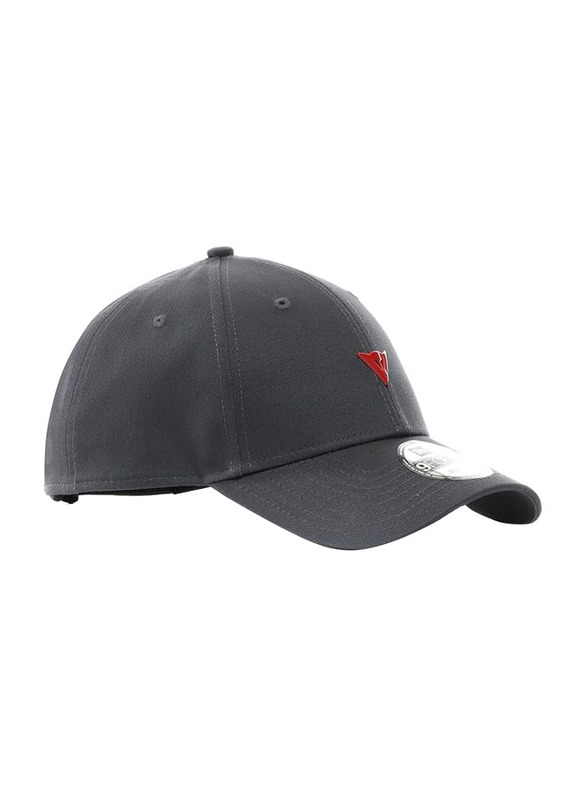 Dainese C10 Pin 9Forty Curved Bill Logo Cap for Unisex, One Size, Grey