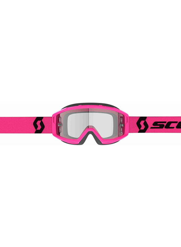 Scott Primal Clear Works Goggle, Pink/Black