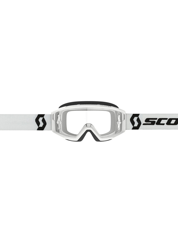 Scott Primal Clear Works Goggle, Black/White