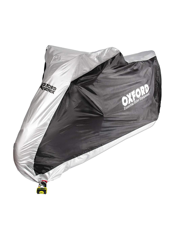 Oxford Aquatex Waterproof Motorcycle Cover, X-Large, Black