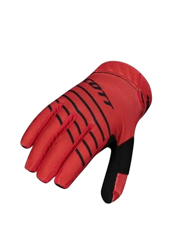 

Scott 450 Angled Motocross Gloves, Black/Red, Medium
