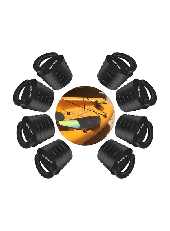 

Winner Kayak 8-Piece Scrub Plug for Sit On Top Kayak, Black