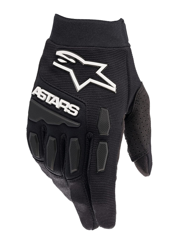 Alpinestars Full Bore Gloves, Medium, Black/White