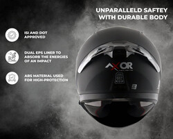 Axor Apex Solid Dull Helmet, X-Large, Black