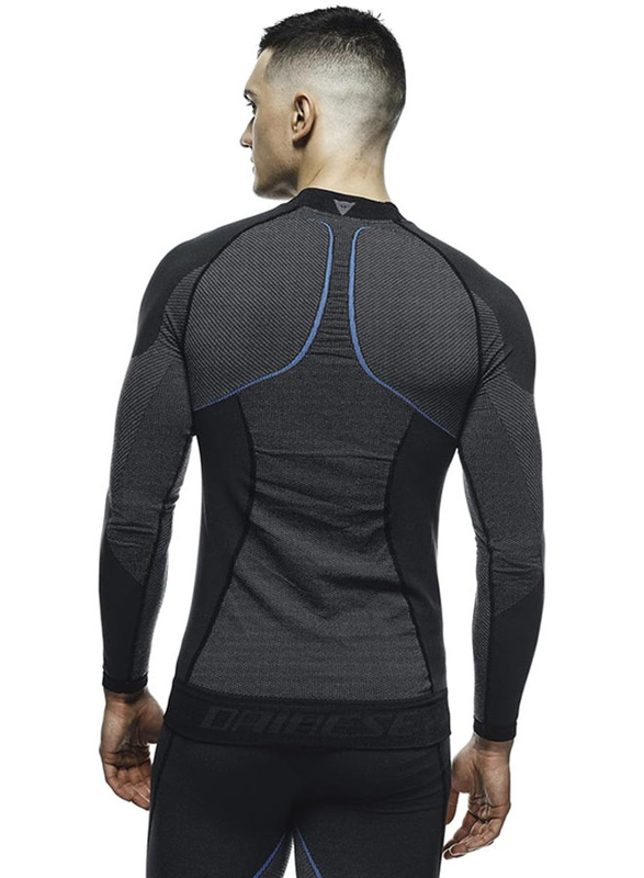 Dainese Dry LS Base Layer Top for Men, Large, Black