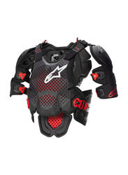 Alpinestars A-10 V2 Full Chest Protector, XL/XXL, Black/Red