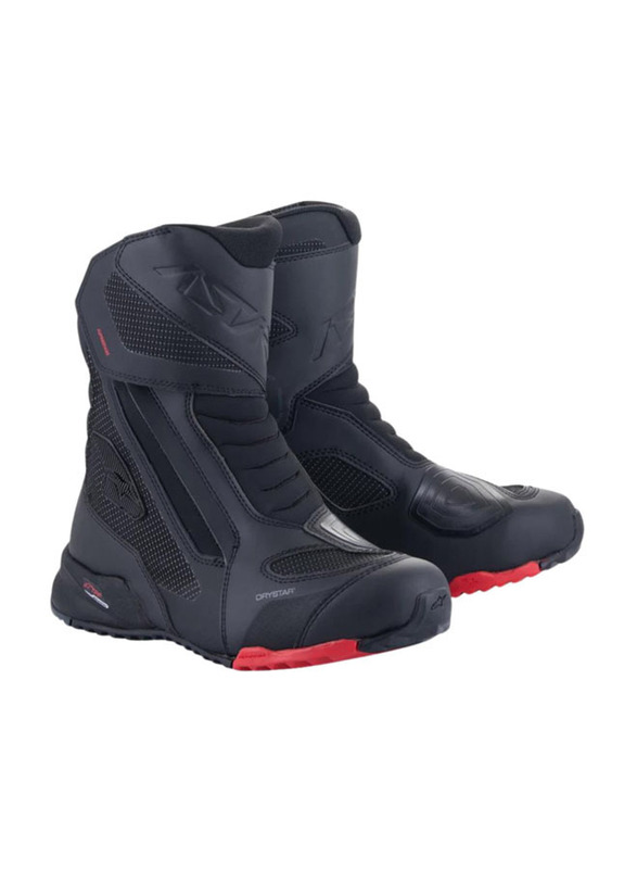 Alpinestars RT-7 Drystar Boots, Black/Red, Size 42