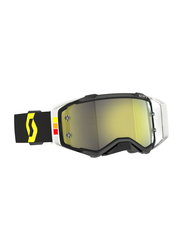 Scott Prospect Pro Circuit Yellow Chrome Works Goggle, Black/White