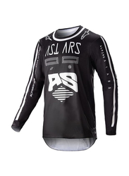 Alpinestars S.P.A. Racer Found Jersey for Men, Extra Large, Black