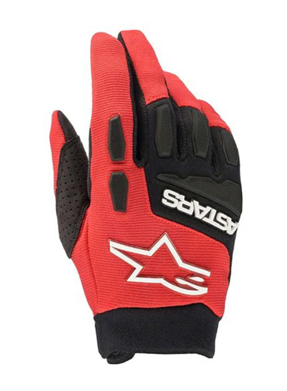 Alpinestars Full Bore Gloves, XXL, Black/Red