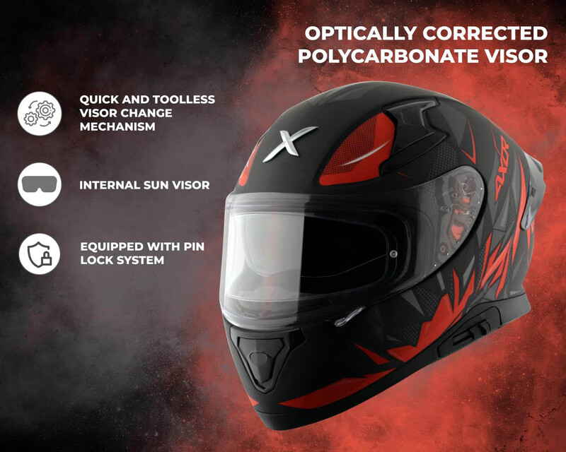 Axor Apex Hunter DV Dull Helmet, X-Large, Black/Orange