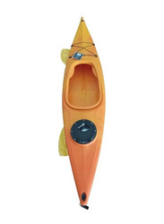Winner 1 Person Vini Touring Kids Kayak with 1 Paddle, Yellow/Orange