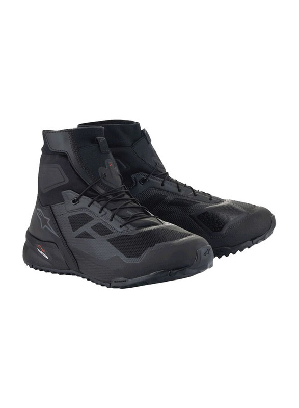 Alpinestars CR-1 Shoes, Size 9, Black/Dark Grey, 2611624-111-9