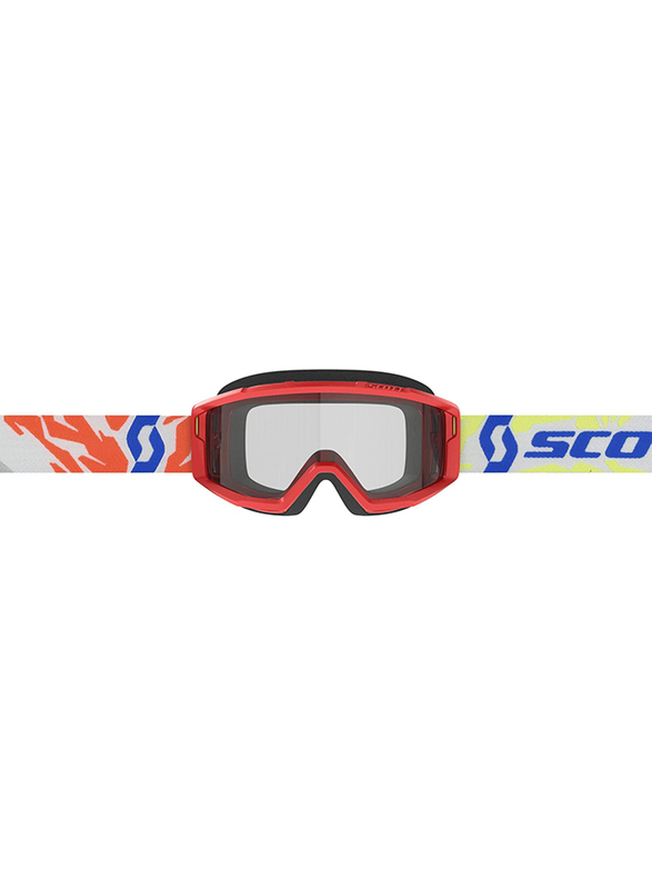 Scott Primal Youth Goggle, Red/Clear