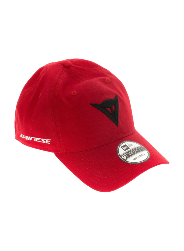 Dainese 9Twenty Canvas Strapback Baseball Cap for Men, Red