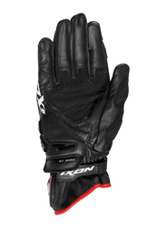 Ixon RS6 Air 1058 Motorcycle Gloves, Large, Black/Red