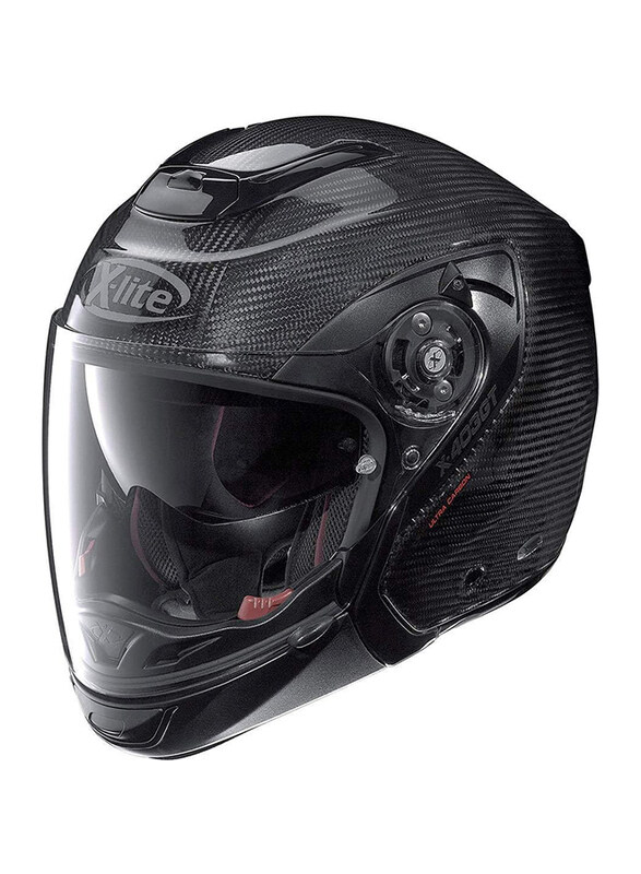 

Nolan X-Lite X-403 GT 01 Ultra Carbon Puro N-Com Motorcycle Helmet, Black, Large