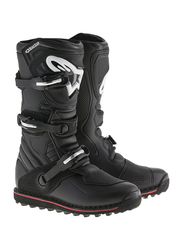 Alpinestars Tech Motocross Boots for Men, ‎Black/Red, Size 10