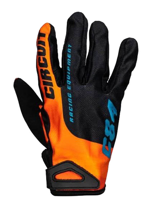 Circuit Cross-Enduro Gloves Reflex 2022, Small, Blue/Orange/Black