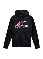 Alpinestars S.p.a. Ride 4 Hoodie for Men, Medium, Black, 1214-51820-1232-M