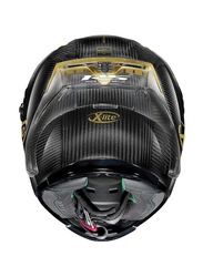 Nolan X-Lite X803 RS Carbon Golden Edition Motorcycle Helmet, Multicolour, Large