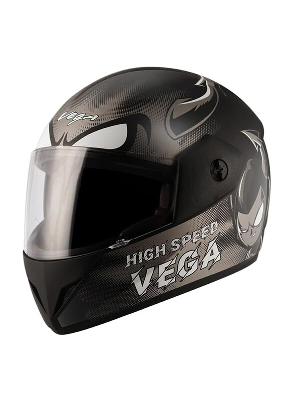 

Vega Cliff DX Devil Full Face Helmet, Medium, Black