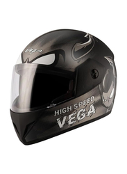 Vega Cliff DX Devil Full Face Helmet, Medium, Black