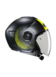 HJC Corporation I40 Pyle Helmet, Large, Black/Yellow