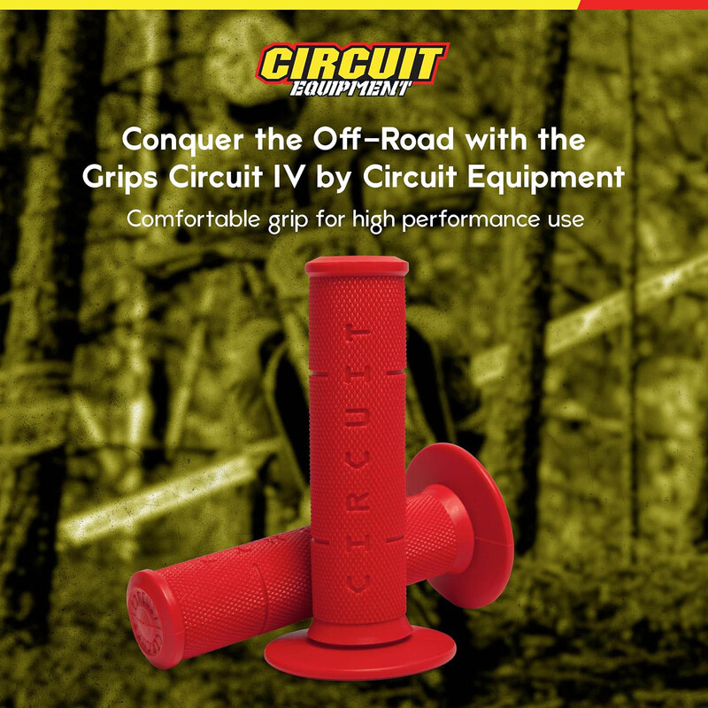 Circuit Equipment Handle Grip IV, 1 Pair, MA005-005, Red