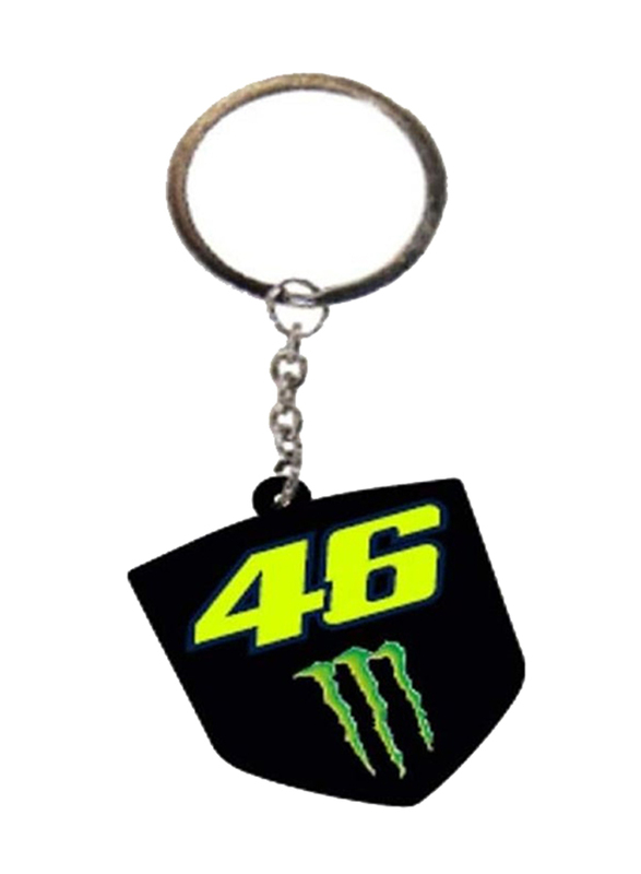 Valentino Rossi Key-Ring 46 Monster Energy, MOUKH398403, Multicolour, One Size