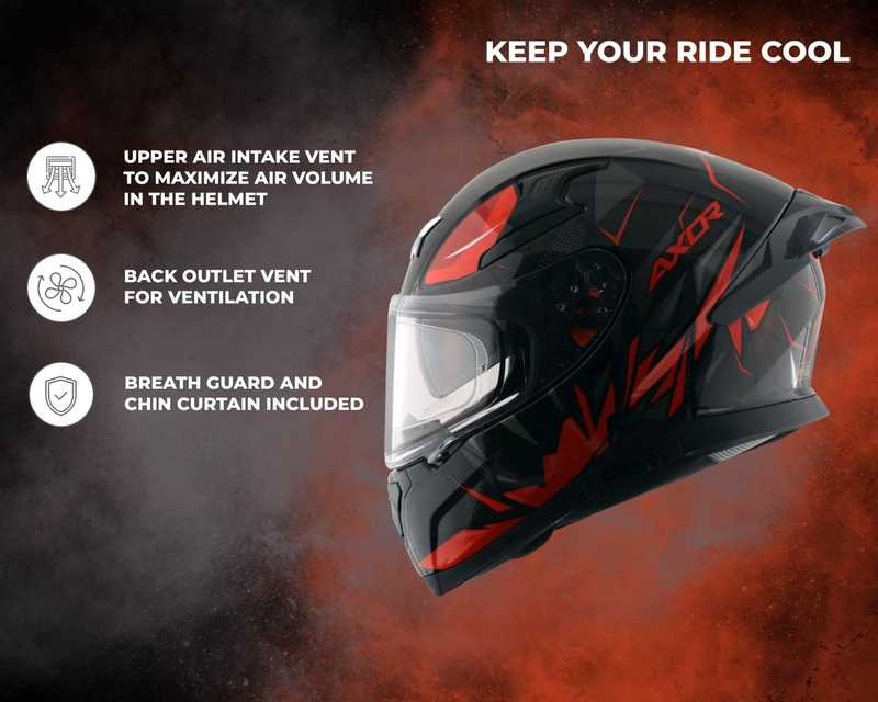 Axor Apex Hunter Helmets, Medium, Black/Orange