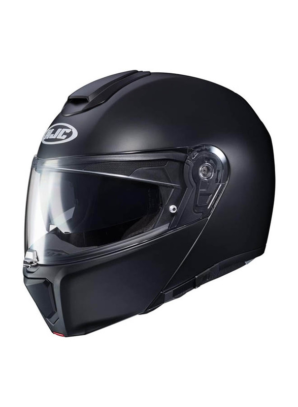 HJC Helmets RPHA90 Semi Flat Black Flip Up Helmet, X-Large, Black