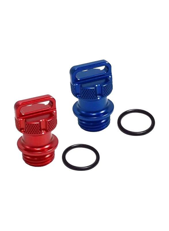 

Riva Riva Yamaha 1.8L Billet Engine Oil Filler Caps, Blue