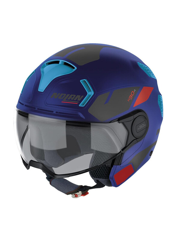 

Nolan N30-4 VP Uncharted Flat Helmet, Large, Black/Blue