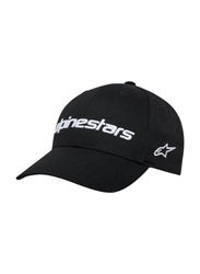 Alpinestars Linear Wordmark 2.0 Cap for Unisex, One Size, Black