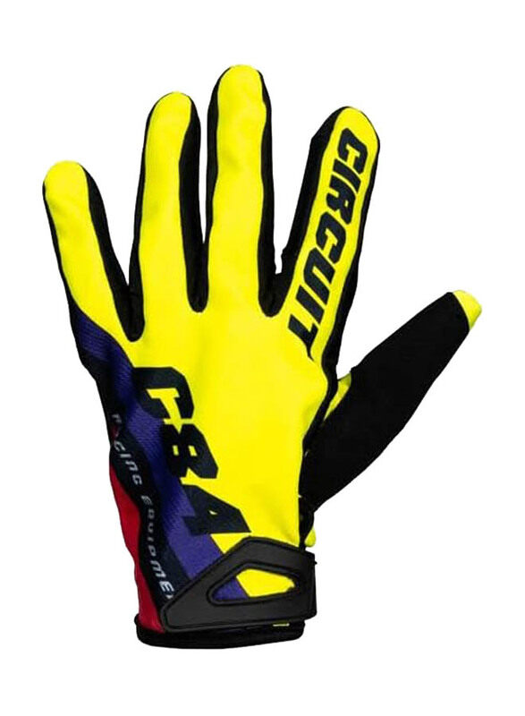 

Circuit Equipment Motorcycle Gloves, Small, TS138-028-S, Yellow/Black