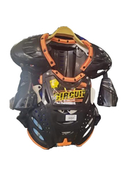 Circuit Pettorina T-rex Body Armour Chest Protector, Black/Orange