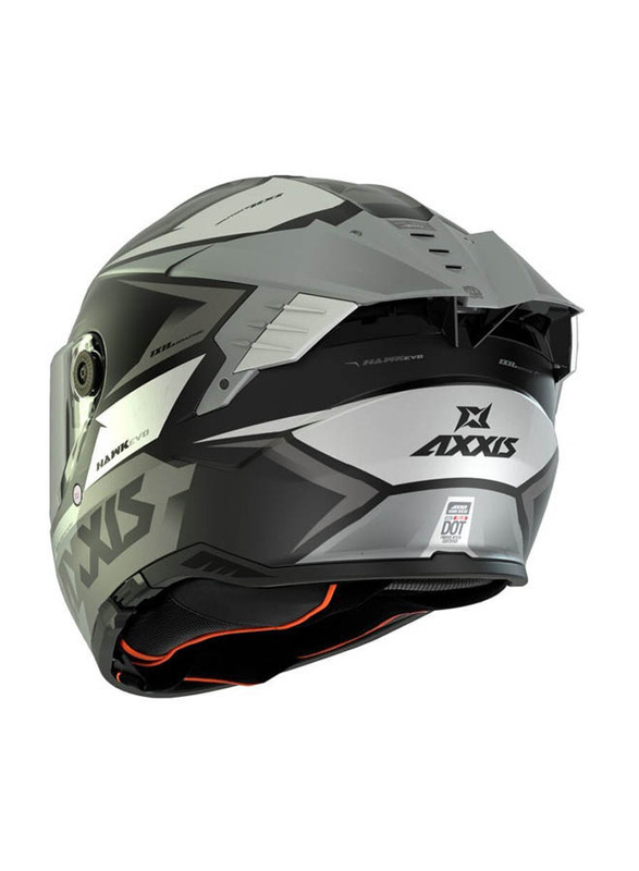 Axxis Hawk Sv Evo Ixil A2 Helmet, Large, Ff122, Matt Titanium