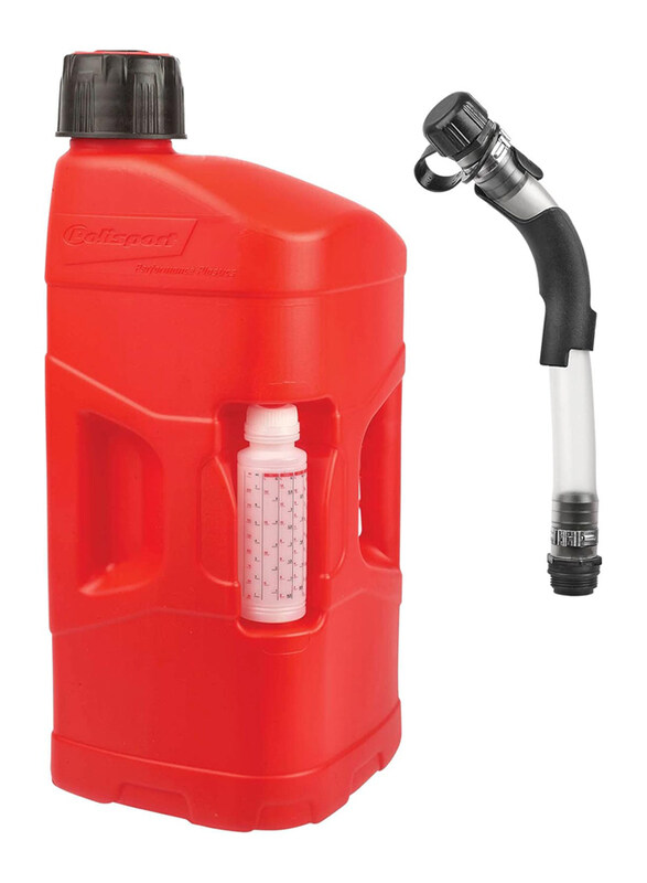

Polisport Prooctane 20 -Liter Fuel Can with Hose + Bender, Red