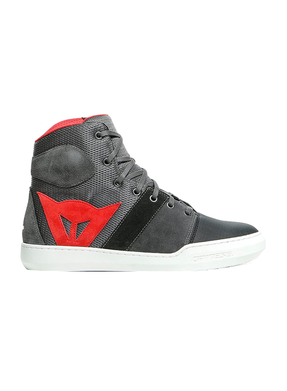 Dainese York Air Shoes, Phantom/Red, Size 41