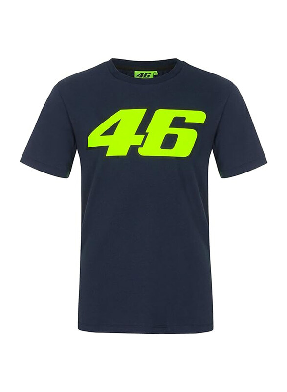 

Valentino Rossi VR 46 The Doctor T-Shirt for Men, S, Blue