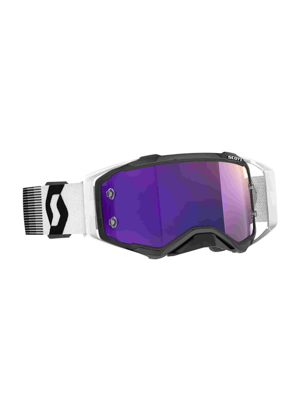 Scott Prospect Premium Purple Chrome Works Google, Black/White