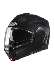 HJC i100 Metal Helmets, Large, I100-SOL-MBLK-L, Metallic Black