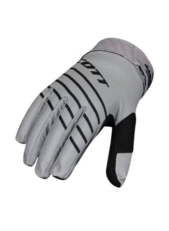 

Scott 450 Angled Motocross Gloves, Grey/Black, Large