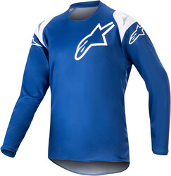 Alpinestars Youth Racer Narin Jersey, Medium, Blue/White