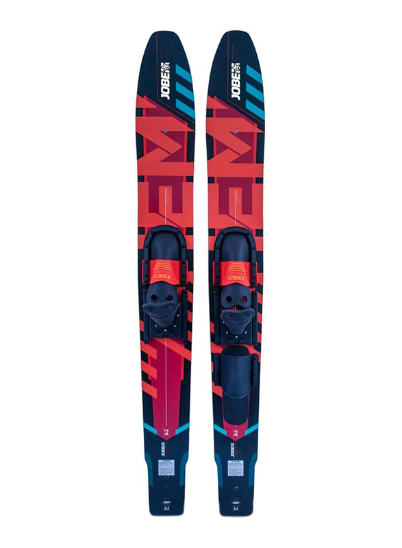 Jobe 65-inch Hemi Combo Waterskis, Red/Blue